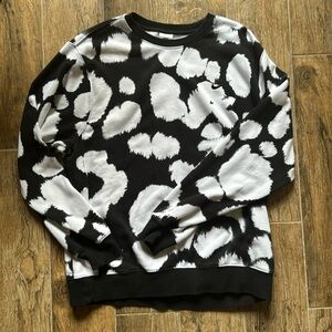 Black and White Splotch Nike Sweater